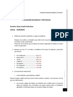 Evaluacion de Etiqueta y Protocolo