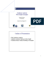 Outline of Presentation: Nonlinear Analysis With Simple Examples