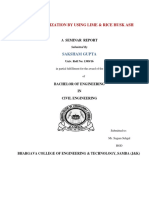 Soil Stabilization by Using Lime & Rice Husk Ash: A Seminar Report