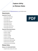 Magewell USB Capture Utility Windows Version Release Notes: Requirements