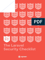 Laravel Security Checklist