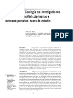 El Aporte de La Geología en Investigaciones Arqueologicas PDF