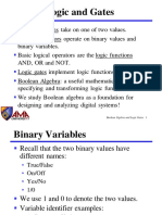 Boolean Algebra and Logic Gates 1