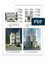 Unit 3 & 4 Elevation 2 Unit 1 & 2 Elevation 1: Unit 1 & 2 Exterior Perspective Unit 3 & 4 Exterior Perspective