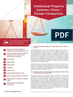 Intellectual Property Systems: China / Europe Comparison