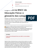 Esportes Na BNCC