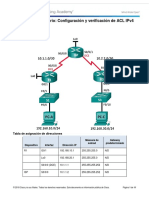 7.2.2.6 - Lab - Configuring and Modifying Standard IPv4 ACLs