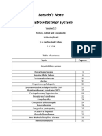 Gastrointestinal System (Letu Da) PDF