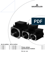 Baumüller - Three-Phase Synchronous Motors