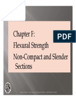 Chapter F: Flexural Strength Non-Compact and Slender Sections