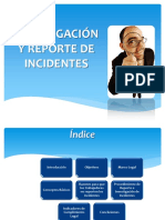 INVESTIGACIÓN Y REPORTE DE INCIDENTES - 4ta Clase (15-11-14) PDF