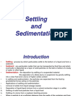 Settling and Sedimentation