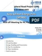 Kick-Off Meeting - Pipe Culverts