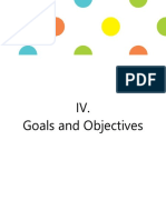 4 - Goals and Objectives