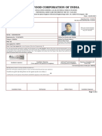 FCI Admit Card