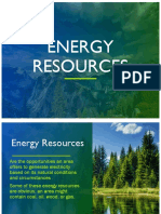 Energy Resources