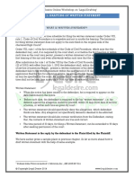 Written Statement PDF