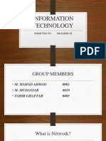 Information Technology: Submitted To: Sir Habib CH