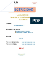 Laboratorio 02 de Electricidad