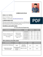 Debayan Mitra: Curriculum Vitae