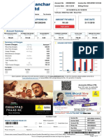 Due Date Telephone No Amount Payable: Summary of Charges Usage History (6 Months)