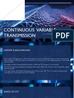 Continuous Variable Transmission