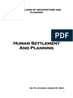 Human Settlement and Planning 1 To 5 Units With Question Paper