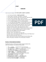 Raega Purnama Tanadi 00000027574 - Billy Jonathan Exercises Exercise 1 Make The Present Simple Tense (Choose Positive, Negative or Question)