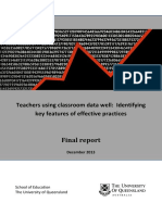 Teachers Using Classroom Data Well