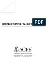 Intro To Fraud Examination