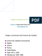  Origen y Evolucion de La Calidad