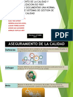 Aseguramiento de La Calidad 1