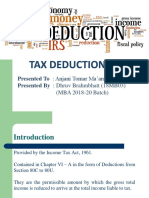 Income Tax Deductions.