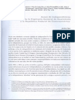 Actas de Independencia de La Capitanía General de Guatemala...