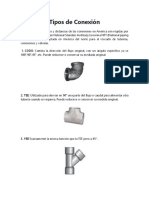 Tipos de Conexion en Tuberias