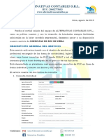 Proforma de Consulta Ruc en Línea