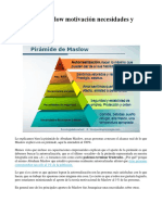 Abraham Maslow Motivación Necesidades y Pirámide