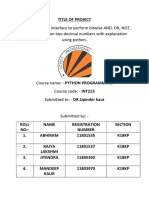 Python Report 2