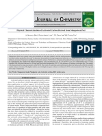 Physical Characterization of Activated Carbon Derived From Mangosteen Peel PDF