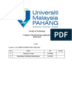 MCA Lab Report 1