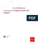 Oracle® Fusion Middleware Installing and Configuring Oracle Data Integrator