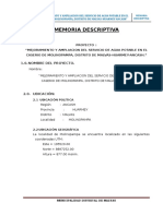 Memoria Descriptiva Molinopampa Ok