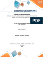 Tarea 3 Estudiar Temáticas de La Unidad N 2 Fundamentos Administrativos