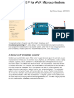 Arduino As An ISP For AVR Microcontrollers (Atmega32)