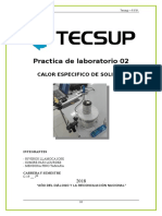 Laboratorio 2 Calor Específico de Sólidos