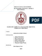 2do Informe-Geología Estructural