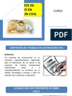 Contratos de Trabajo en Costrucion Civil