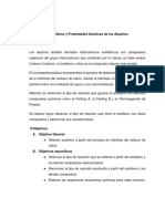 Acetileno y Propiedades Quimicas de Los Alquinos