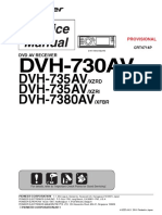 Pioneer Dvh-730av 735av 7380av SM