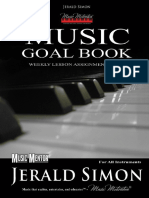 The Music Motivation Goal Book Sample PDF Book